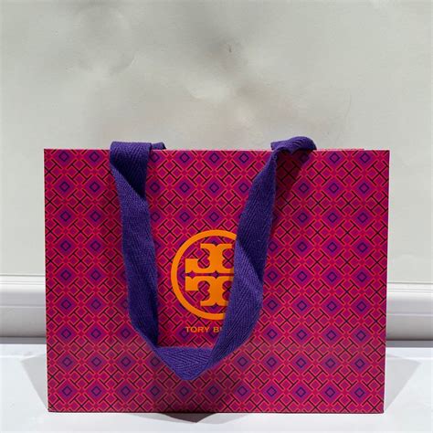 tory burch paper bag genuine.